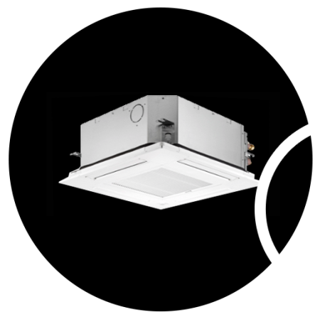 4-wegcassettes airconditioning